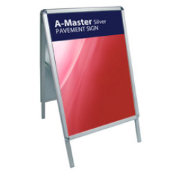 A-Master Silver - Pavement Sign